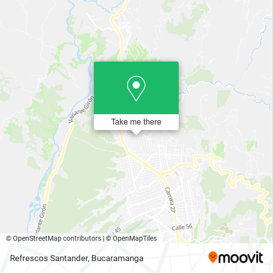 Mapa de Refrescos Santander