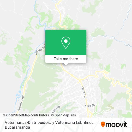 Veterinarias-Distribuidora y Veterinaria Lebrifinca map