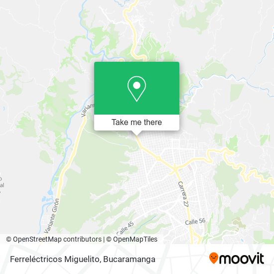 Mapa de Ferreléctricos Miguelito