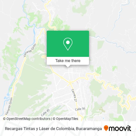 Recargas Tintas y Láser de Colombia map