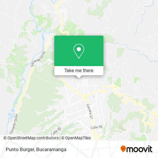 Punto Burger map