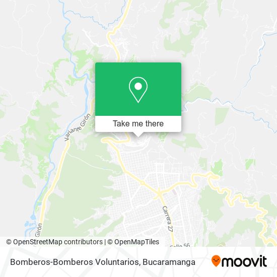 Mapa de Bomberos-Bomberos Voluntarios