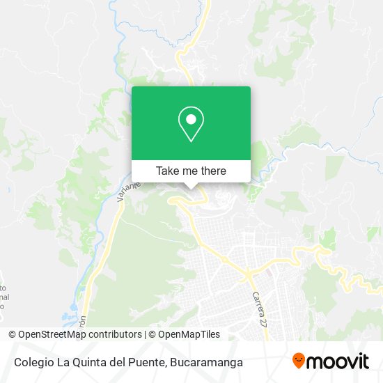 Colegio La Quinta del Puente map