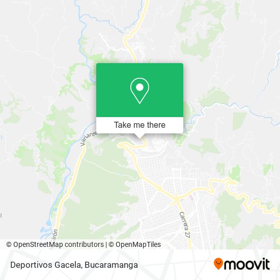 Mapa de Deportivos Gacela