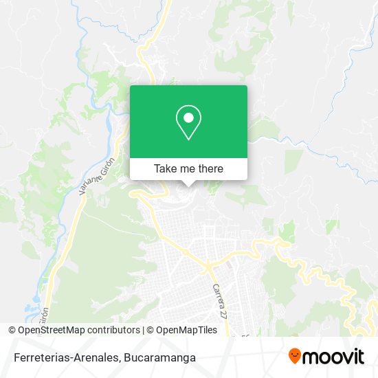 Mapa de Ferreterias-Arenales