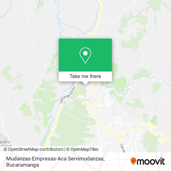 Mapa de Mudanzas-Empresas-Aca Servimudanzas