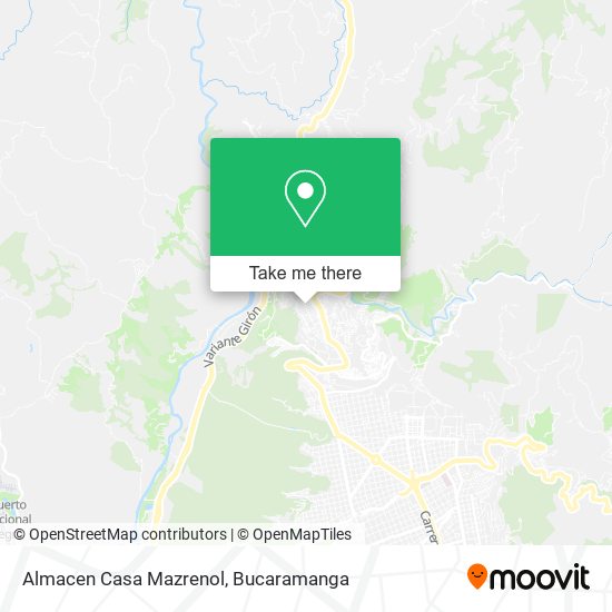 Mapa de Almacen Casa Mazrenol