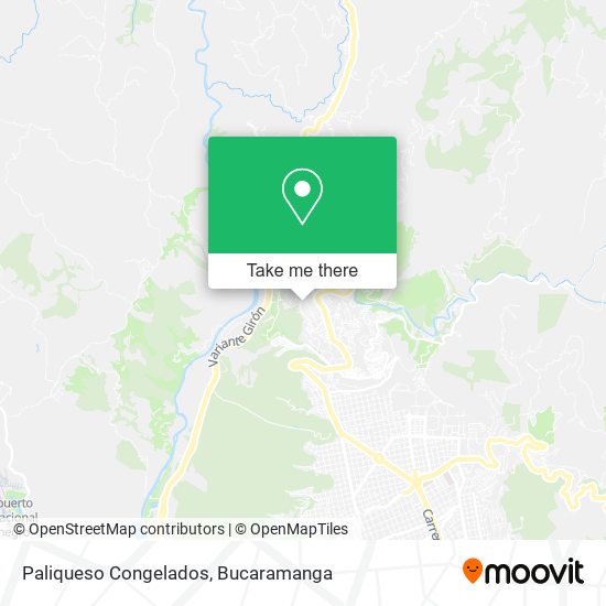 Mapa de Paliqueso Congelados