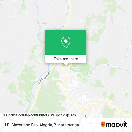 Mapa de I.E. Claveriano Fe y Alegria