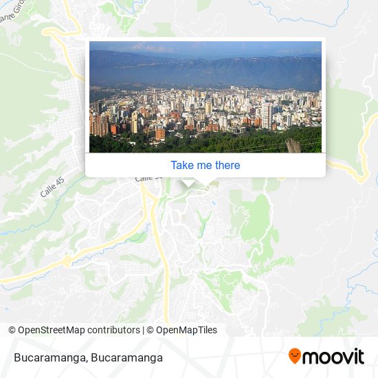 Bucaramanga map