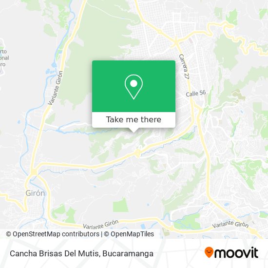 Cancha Brisas Del Mutis map