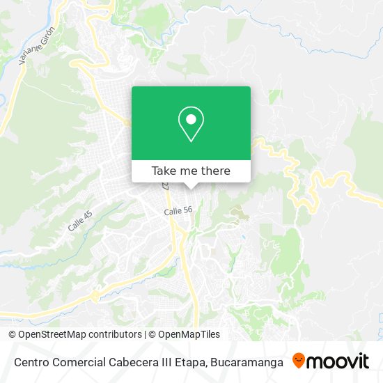 Centro Comercial Cabecera III Etapa map