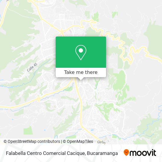 Falabella Centro Comercial Cacique map