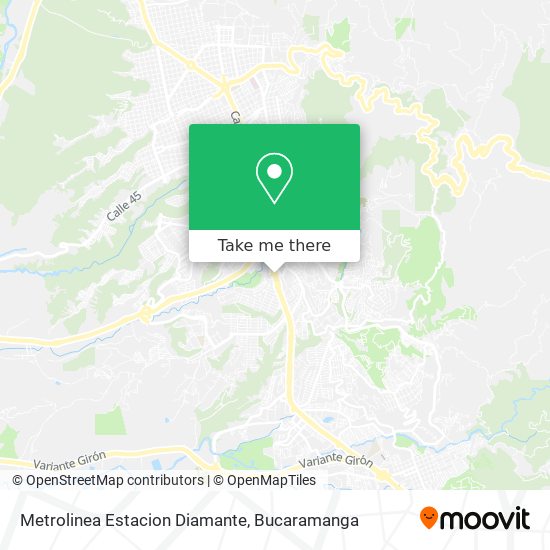 Metrolinea Estacion Diamante map