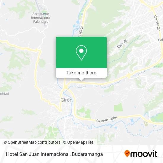 Mapa de Hotel San Juan Internacional