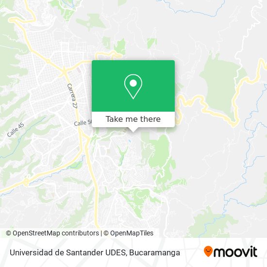 Universidad de Santander UDES map