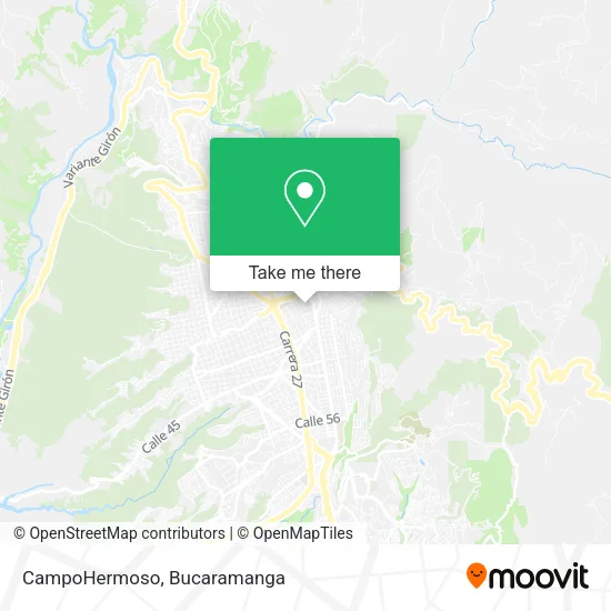 CampoHermoso map