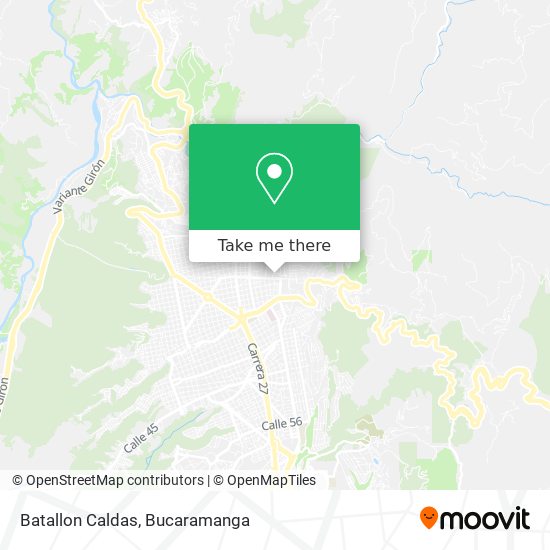 Batallon Caldas map