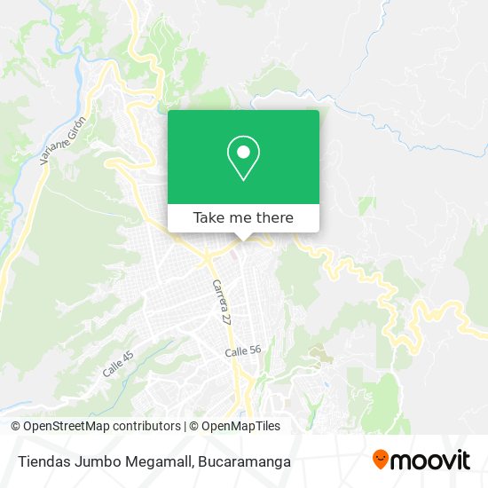 Tiendas Jumbo Megamall map