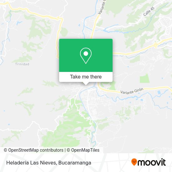 Heladería Las Nieves map