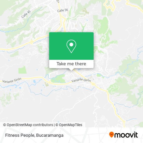 Fitness People map