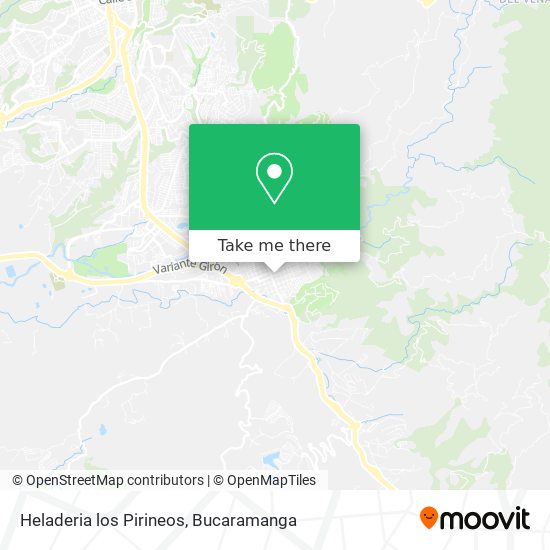 Heladeria los Pirineos map