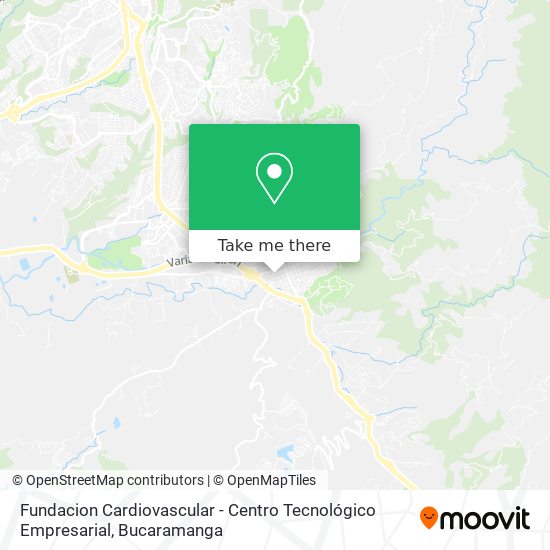Fundacion Cardiovascular - Centro Tecnológico Empresarial map