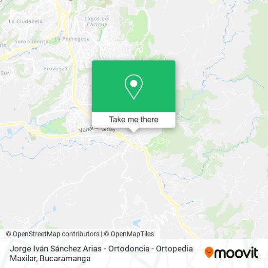 Jorge Iván Sánchez Arias - Ortodoncia - Ortopedia Maxilar map