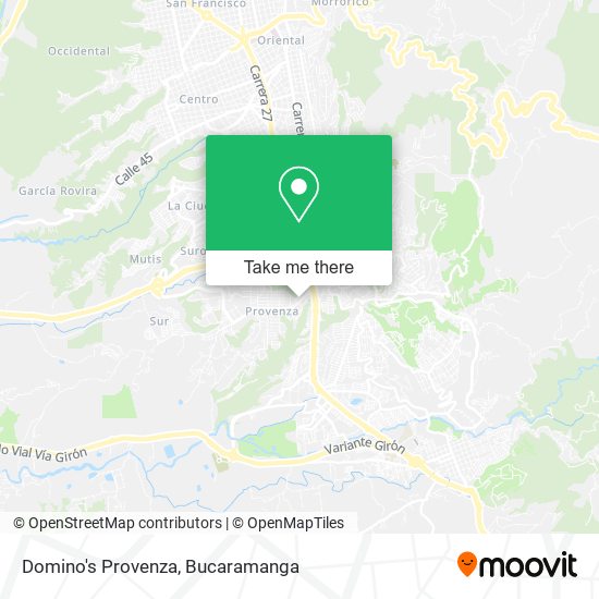 Domino's Provenza map