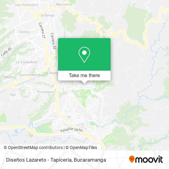 Diseños Lazareto - Tapicería map