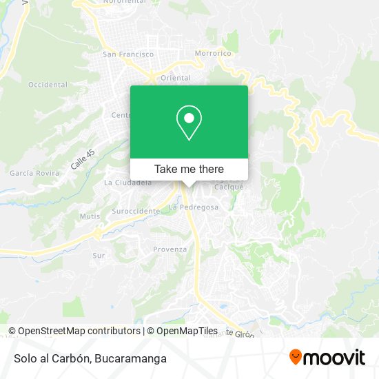 Solo al Carbón map