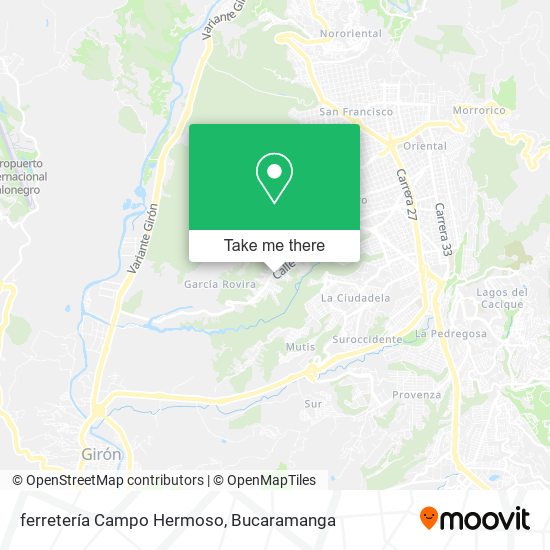 ferretería Campo Hermoso map