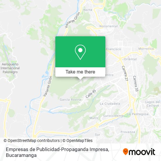 Empresas de Publicidad-Propaganda Impresa map