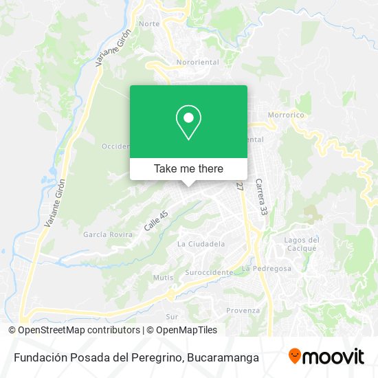 Fundación Posada del Peregrino map