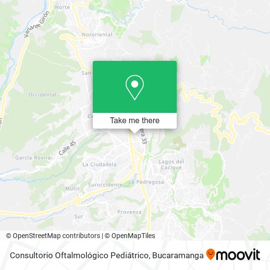 Mapa de Consultorio Oftalmológico Pediátrico