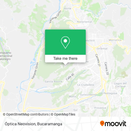 Óptica Neovision map