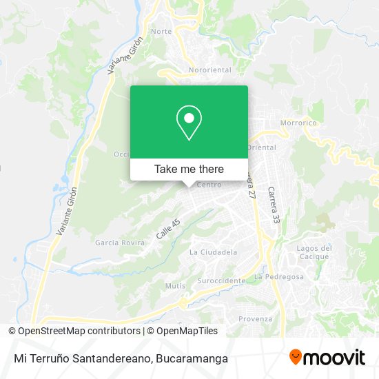 Mi Terruño Santandereano map