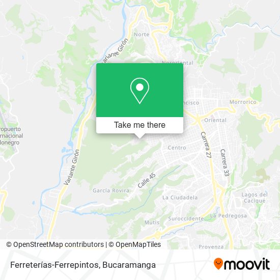 Mapa de Ferreterías-Ferrepintos