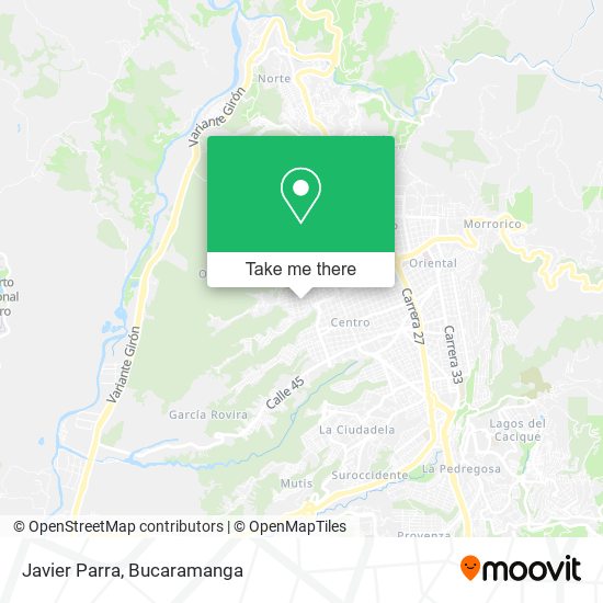 Javier Parra map