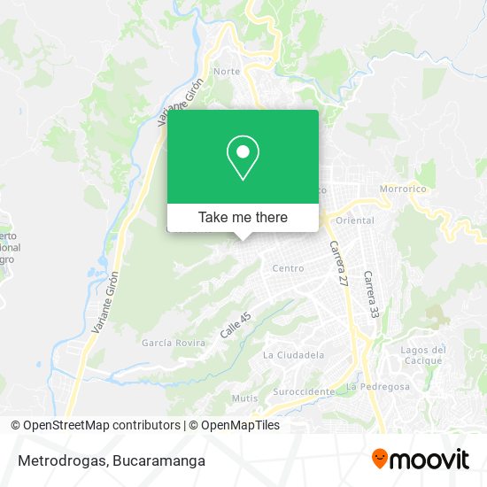 Mapa de Metrodrogas