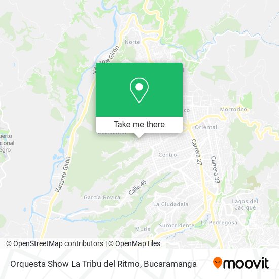 Orquesta Show La Tribu del Ritmo map