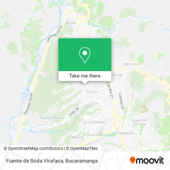 Fuente de Soda Virafaca map