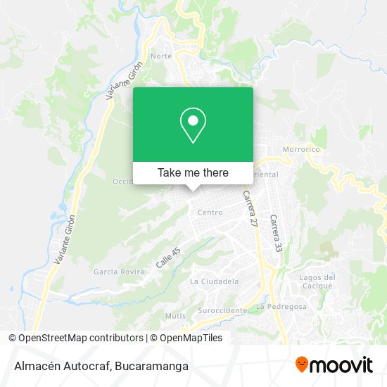 Almacén Autocraf map