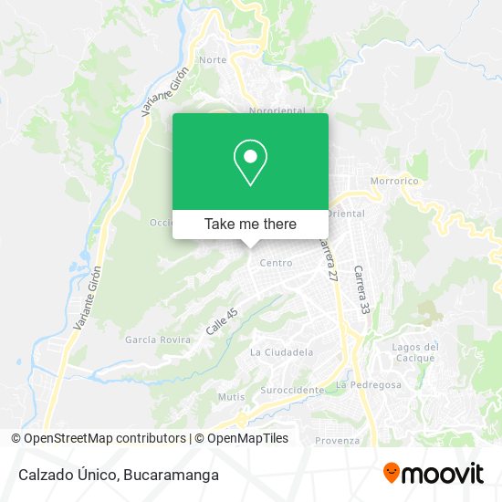 Calzado Único map