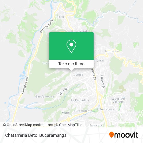 Chatarrería Beto map
