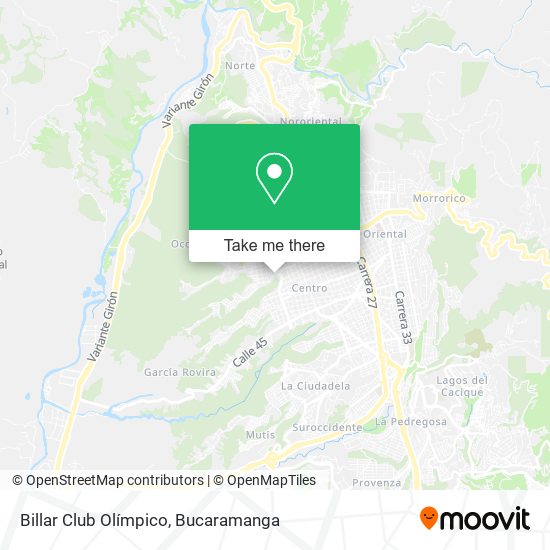 Billar Club Olímpico map