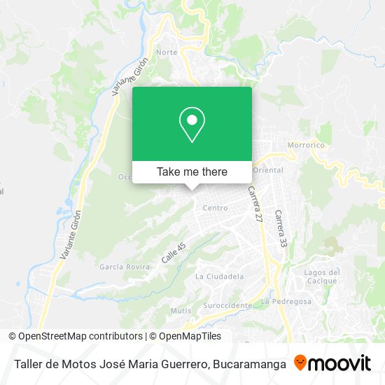 Taller de Motos José Maria Guerrero map