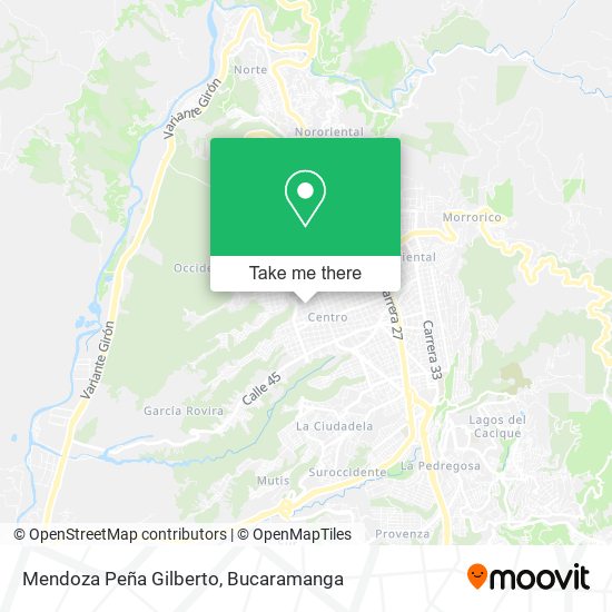 Mendoza Peña Gilberto map