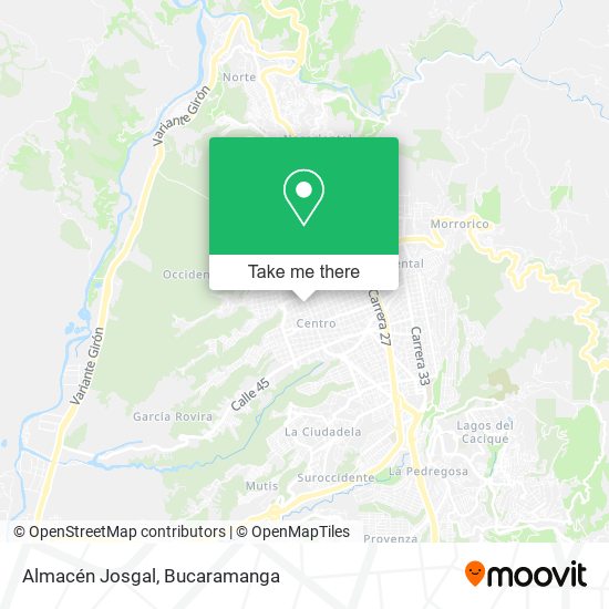 Almacén Josgal map