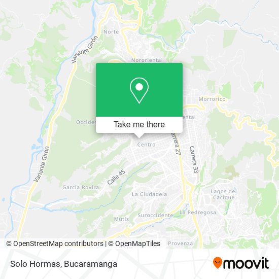 Mapa de Solo Hormas